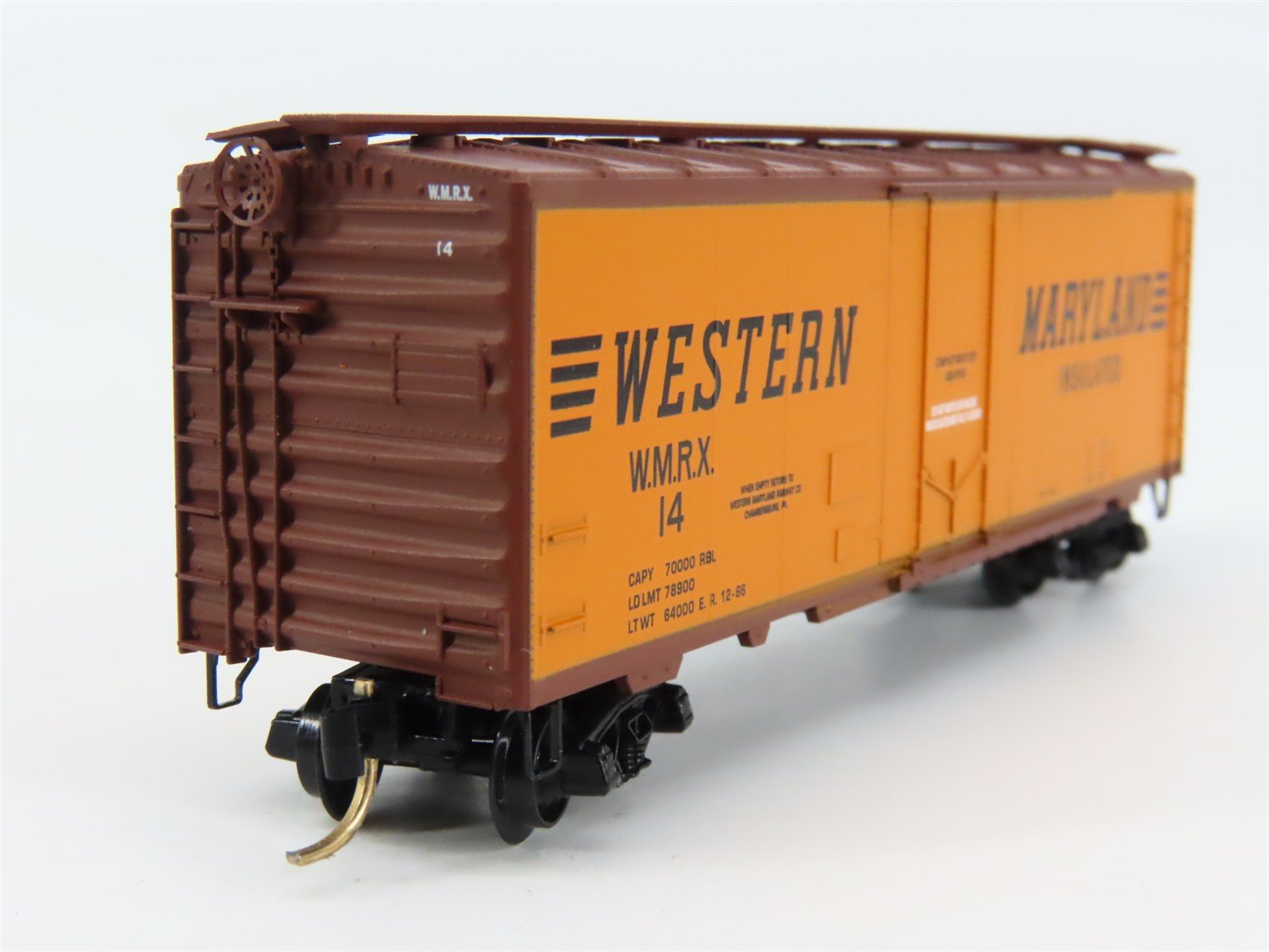 N Scale Micro-Trains WMRX Western Maryland 40' Box Car 14 RTR