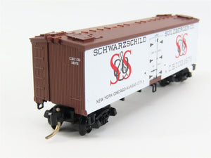 N Scale Micro-Trains CBT Schwarzschild & Sulzberger Co. Reefer 1675 RTR