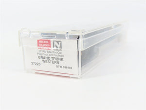 N Scale Micro-Trains 27220 GTW Grand Trunk Western 50' Box Car 598103 RTR