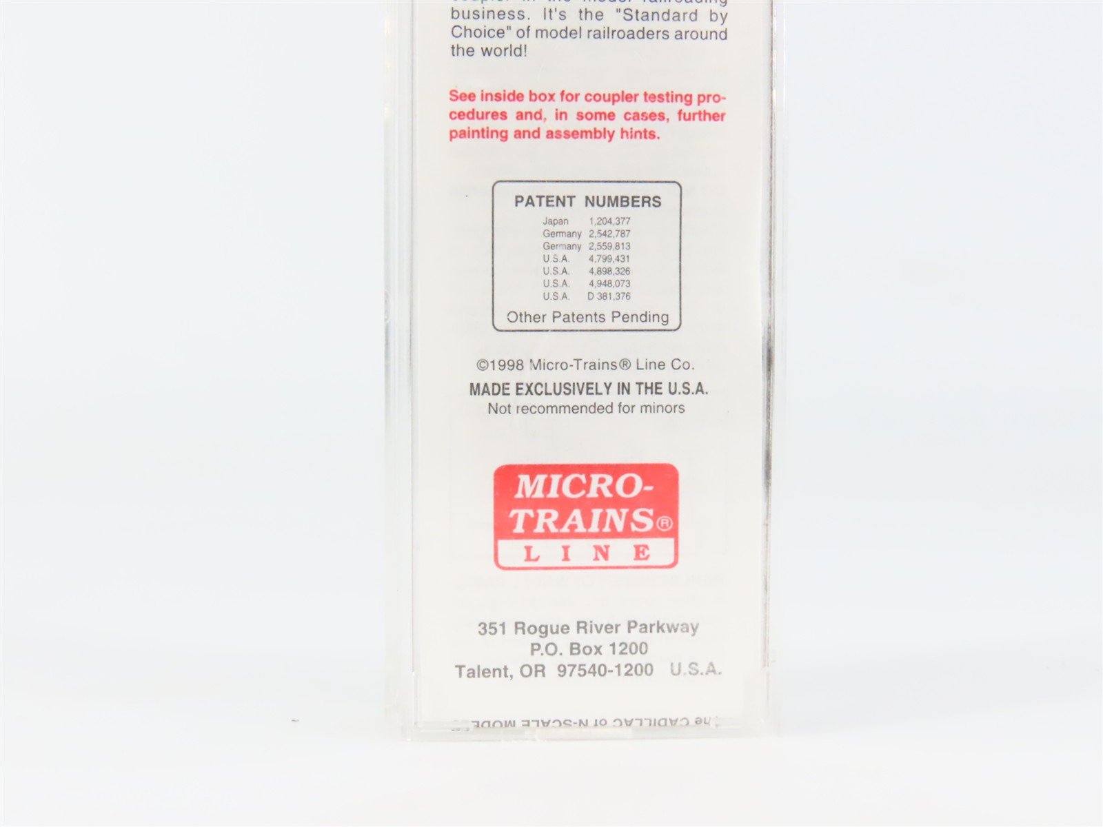 N Scale Micro-Trains 74040/1 CP Canadian Pacific 40' Box Car 285608 RTR