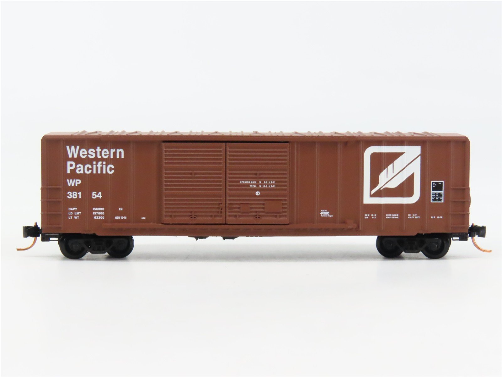 N Scale Micro-Trains 30080 WP Western Pacific 50' Box Car 38154 RTR