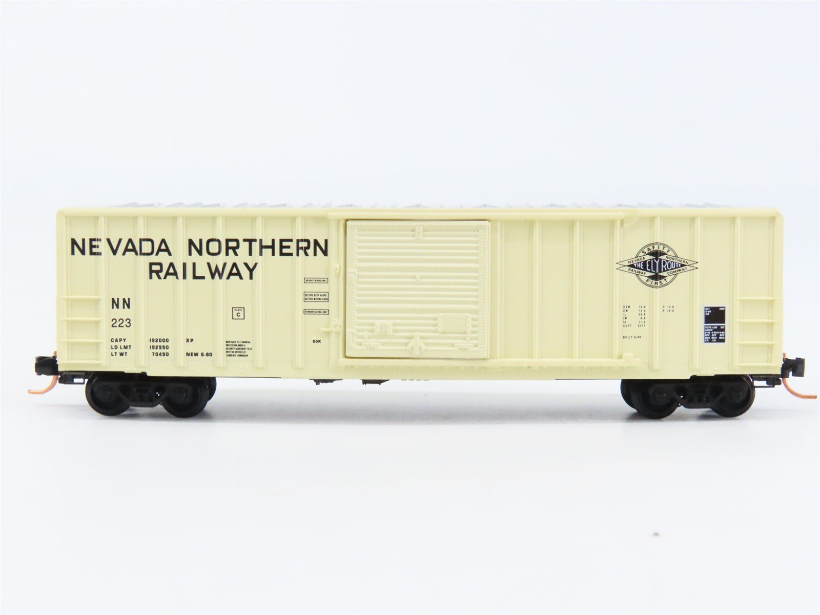N Scale Micro-Trains 25510 NN Nevada Northern 50' Box Car 223 RTR