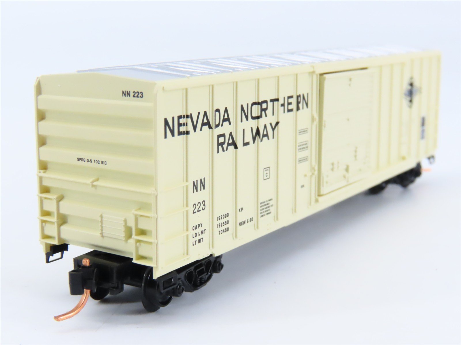 N Scale Micro-Trains 25510 NN Nevada Northern 50' Box Car 223 RTR