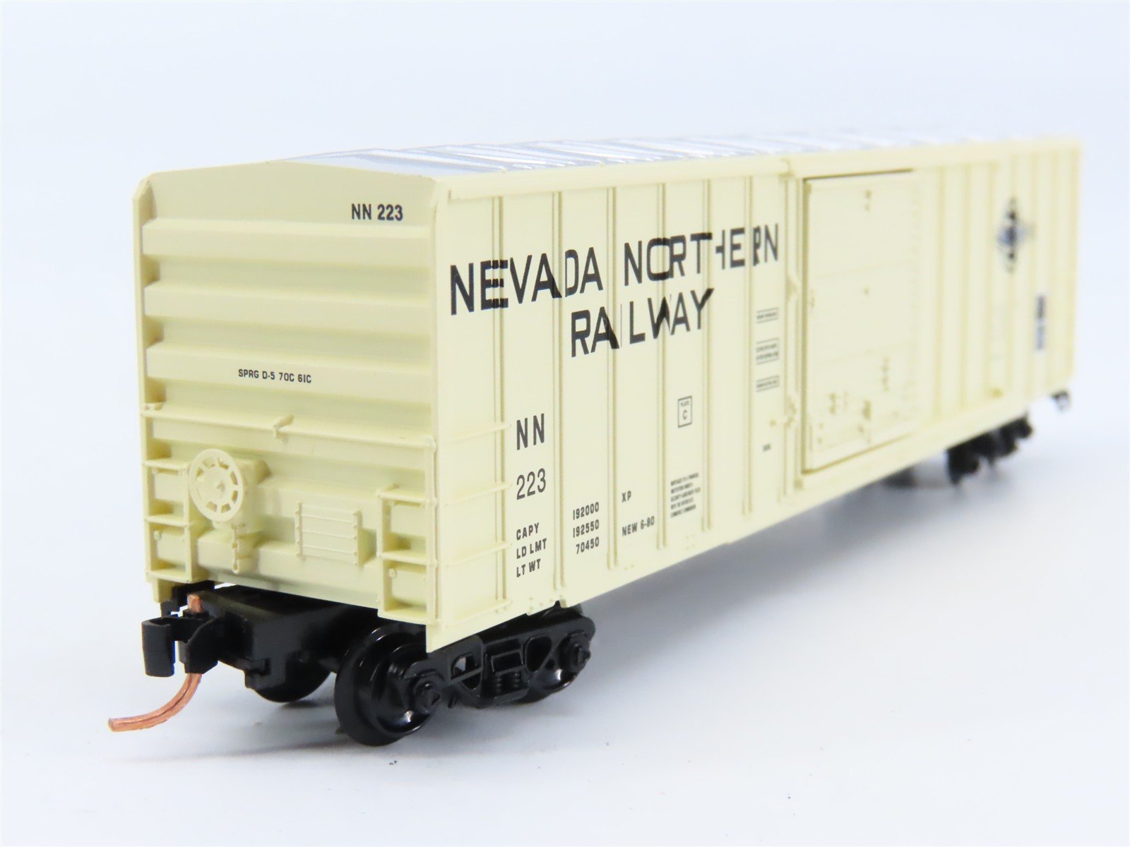 N Scale Micro-Trains 25510 NN Nevada Northern 50' Box Car 223 RTR
