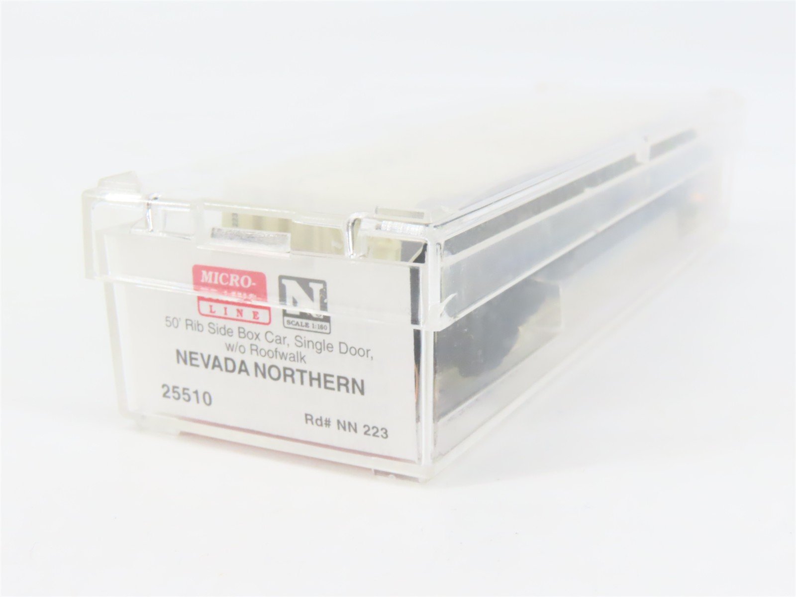 N Scale Micro-Trains 25510 NN Nevada Northern 50' Box Car 223 RTR