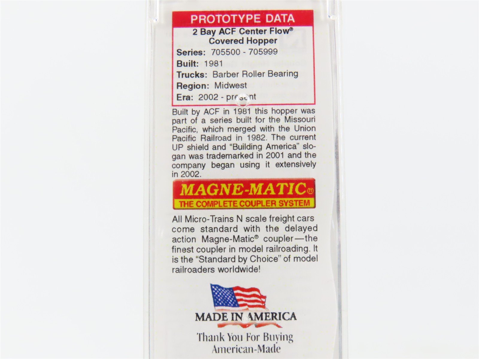 N Scale Micro-Trains 09200270 MP Missouri Pacific Hopper 705675 RTR