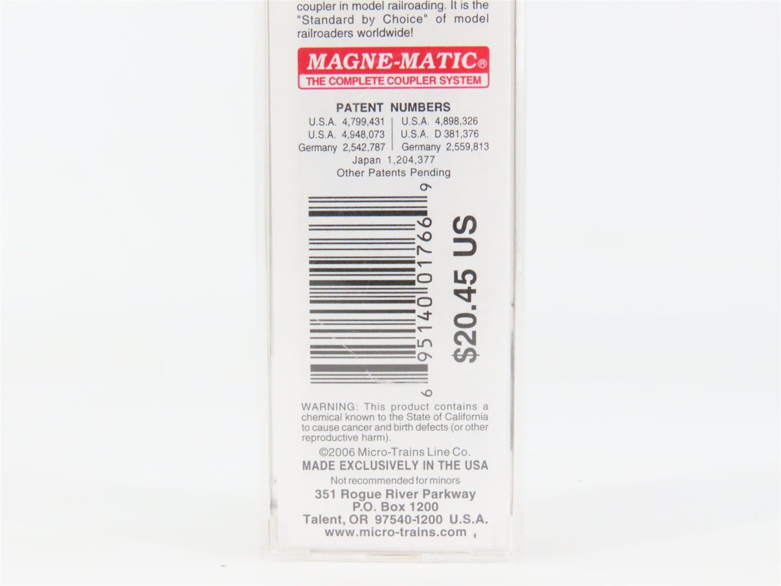 N Scale Micro-Trains 02500500 MP Missouri Pacific 50' Box Car 357372 RTR