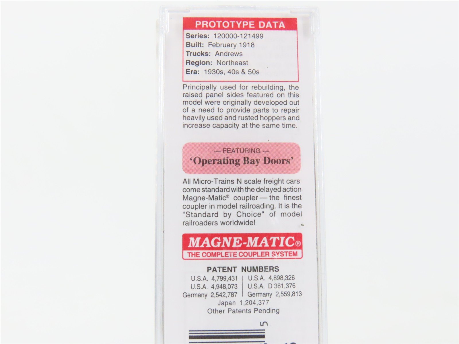 N Scale Micro-Trains 08500030 NH New Haven 33' Hopper 121300 RTR