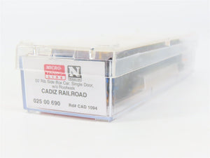 N Scale Micro-Trains 02500690 CAD Cadiz Railroad 50' Box Car 1094 RTR