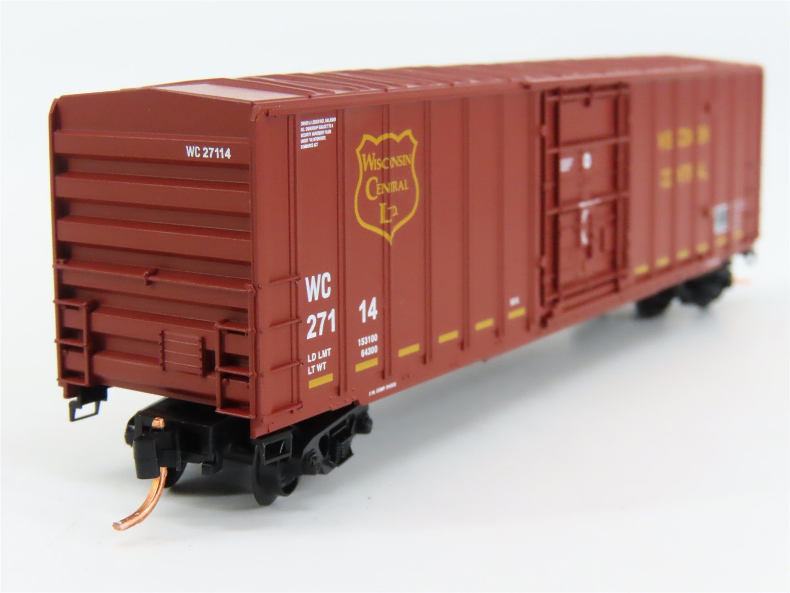 N Scale Micro-Trains 27200 WC Wisconsin Central 50' Box Car 27114 RTR