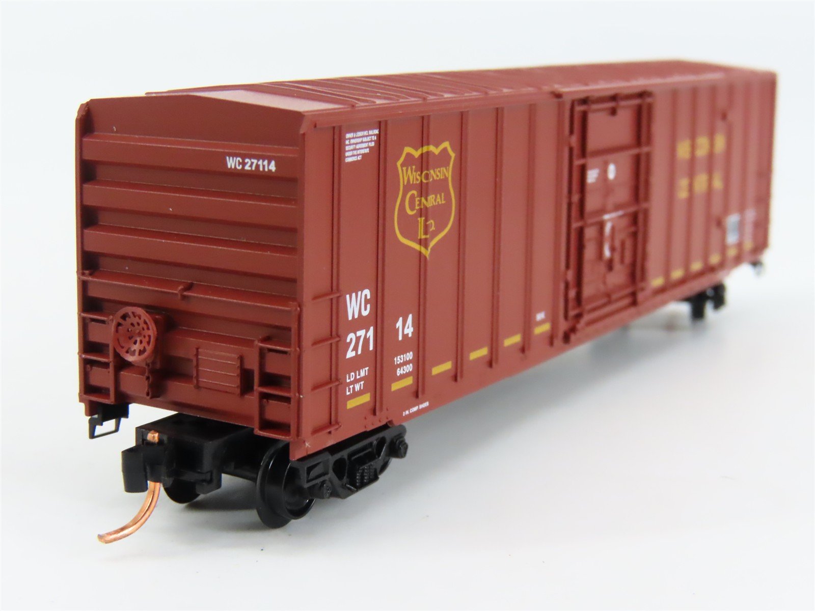 N Scale Micro-Trains 27200 WC Wisconsin Central 50' Box Car 27114 RTR