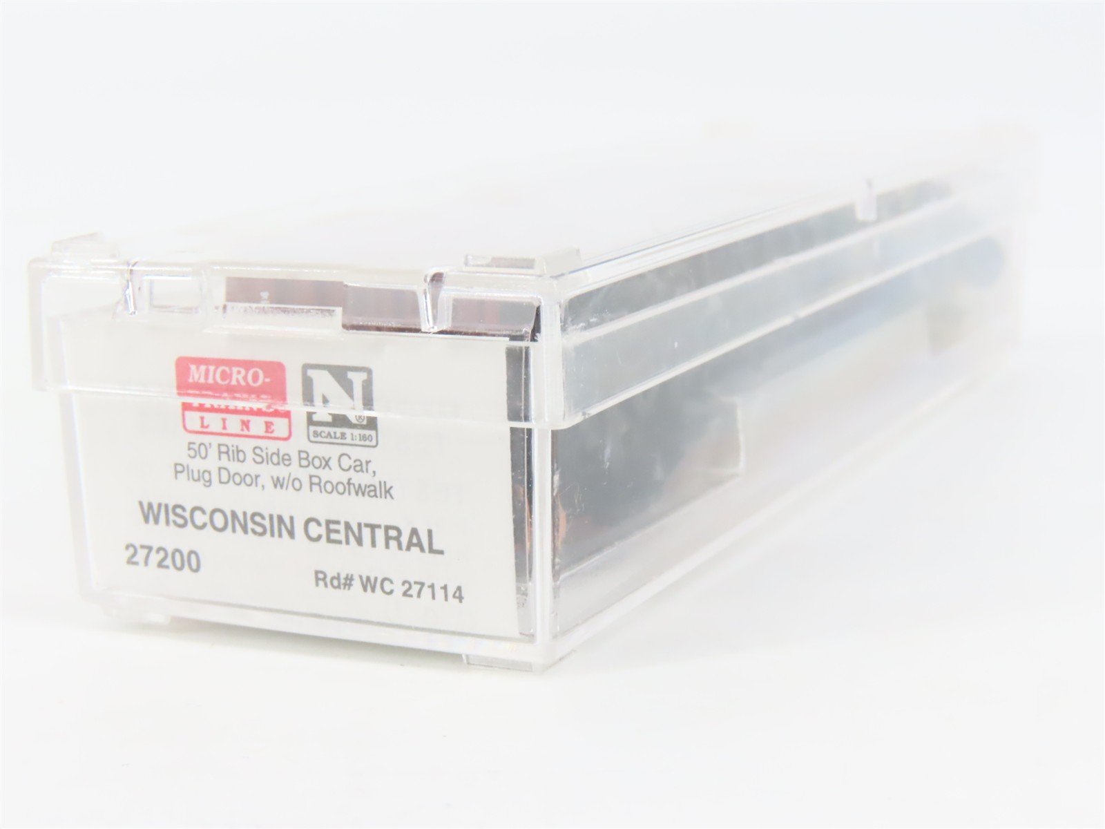 N Scale Micro-Trains 27200 WC Wisconsin Central 50' Box Car 27114 RTR