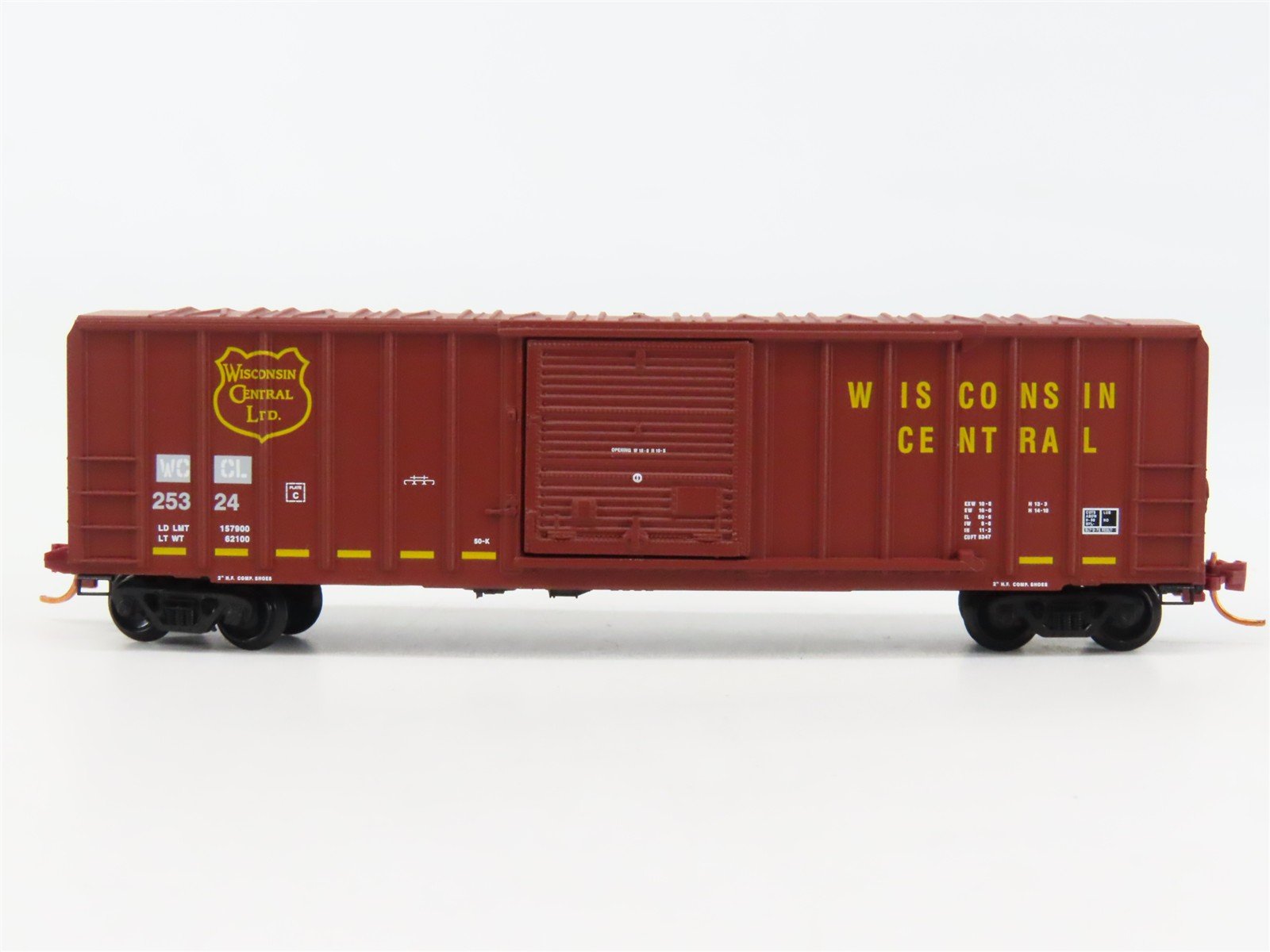 N Scale Micro-Trains 02500680 WCCL Wisconsin Central 50' Box Car 25324 RTR