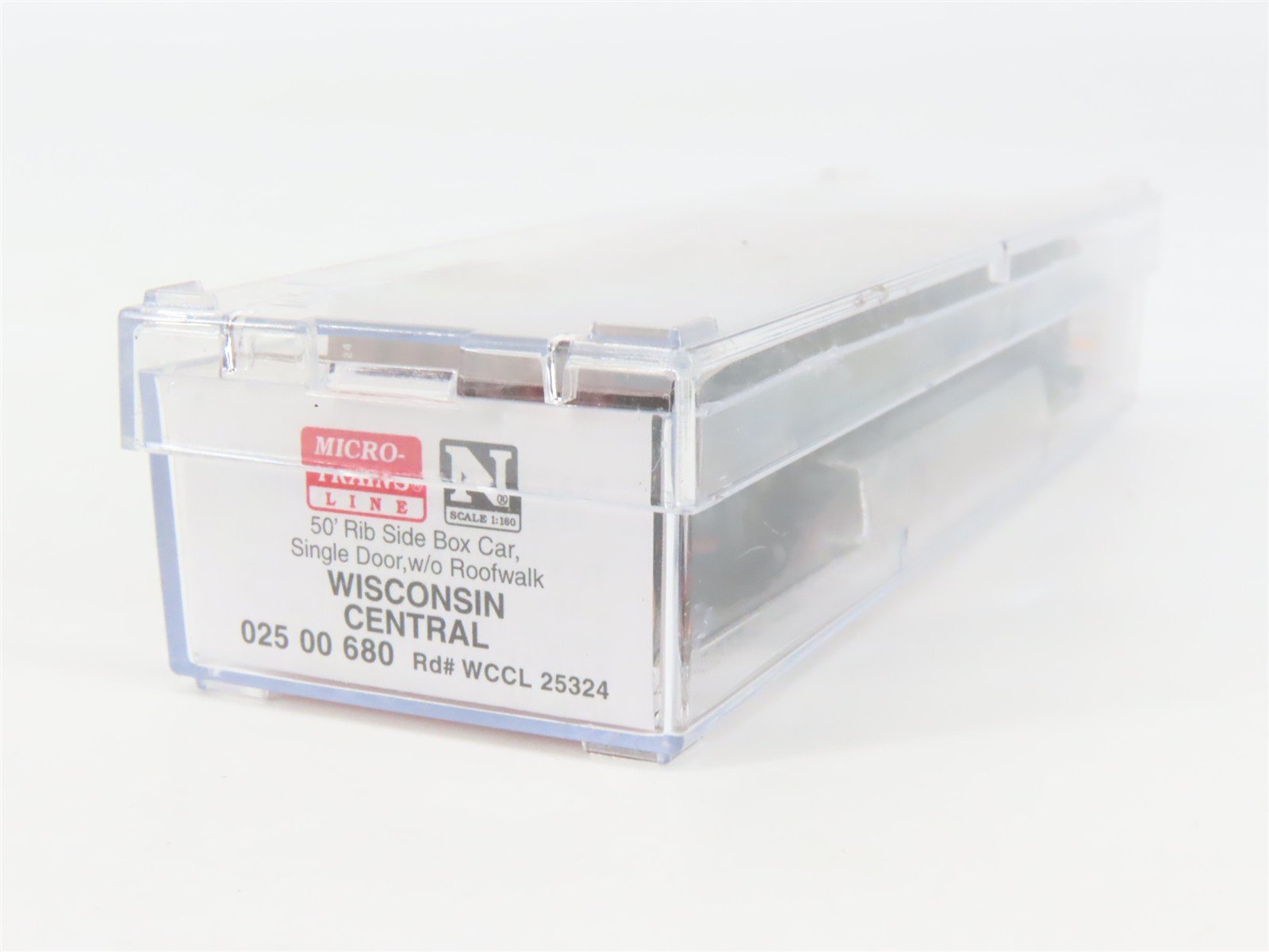 N Scale Micro-Trains 02500680 WCCL Wisconsin Central 50' Box Car 25324 RTR