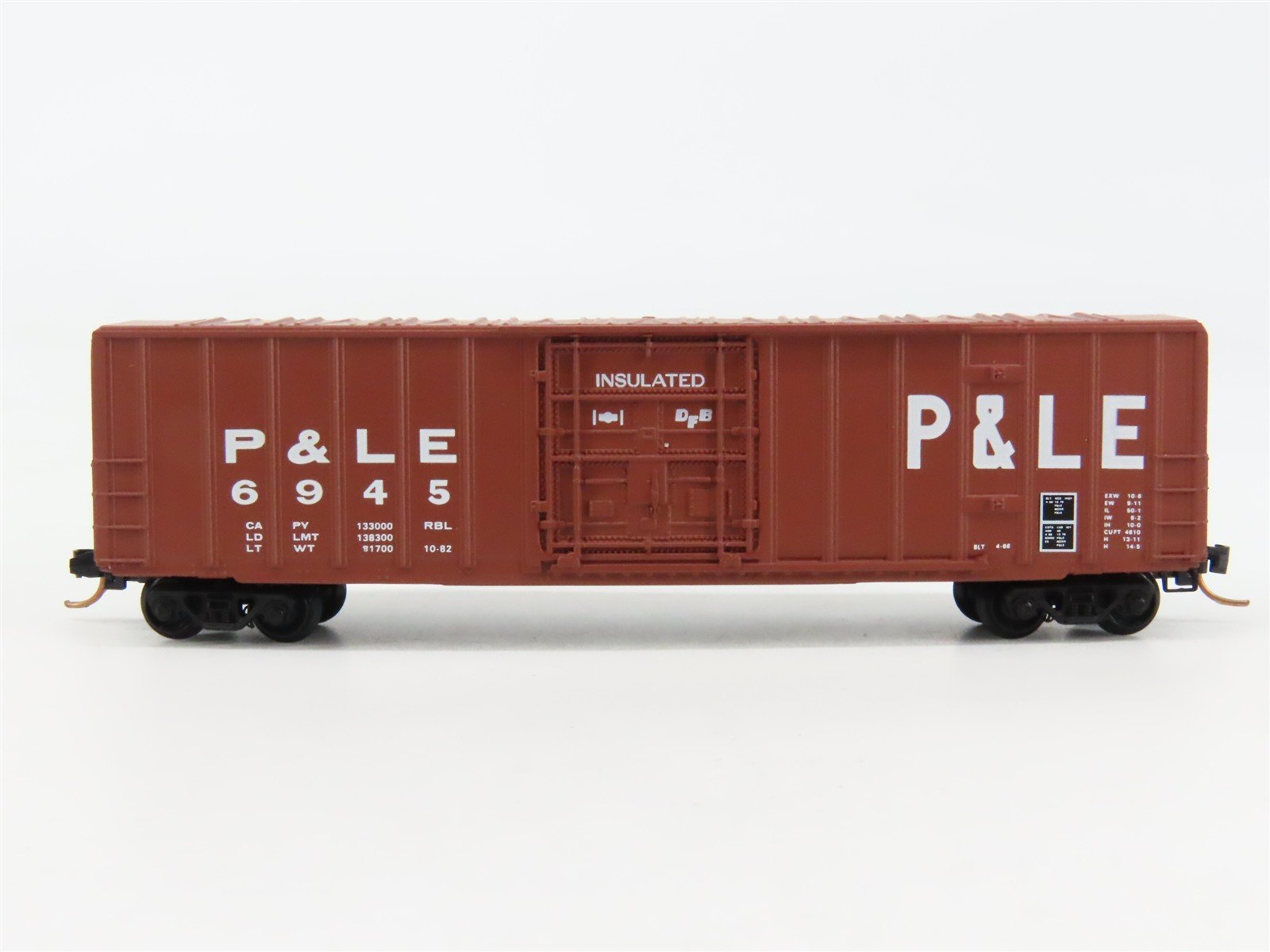 N Scale Micro-Trains 27050 P&LE Pittsburgh & Lake Erie 50' Box Car 6945 RTR