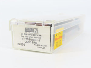 N Scale Micro-Trains 27050 P&LE Pittsburgh & Lake Erie 50' Box Car 6945 RTR