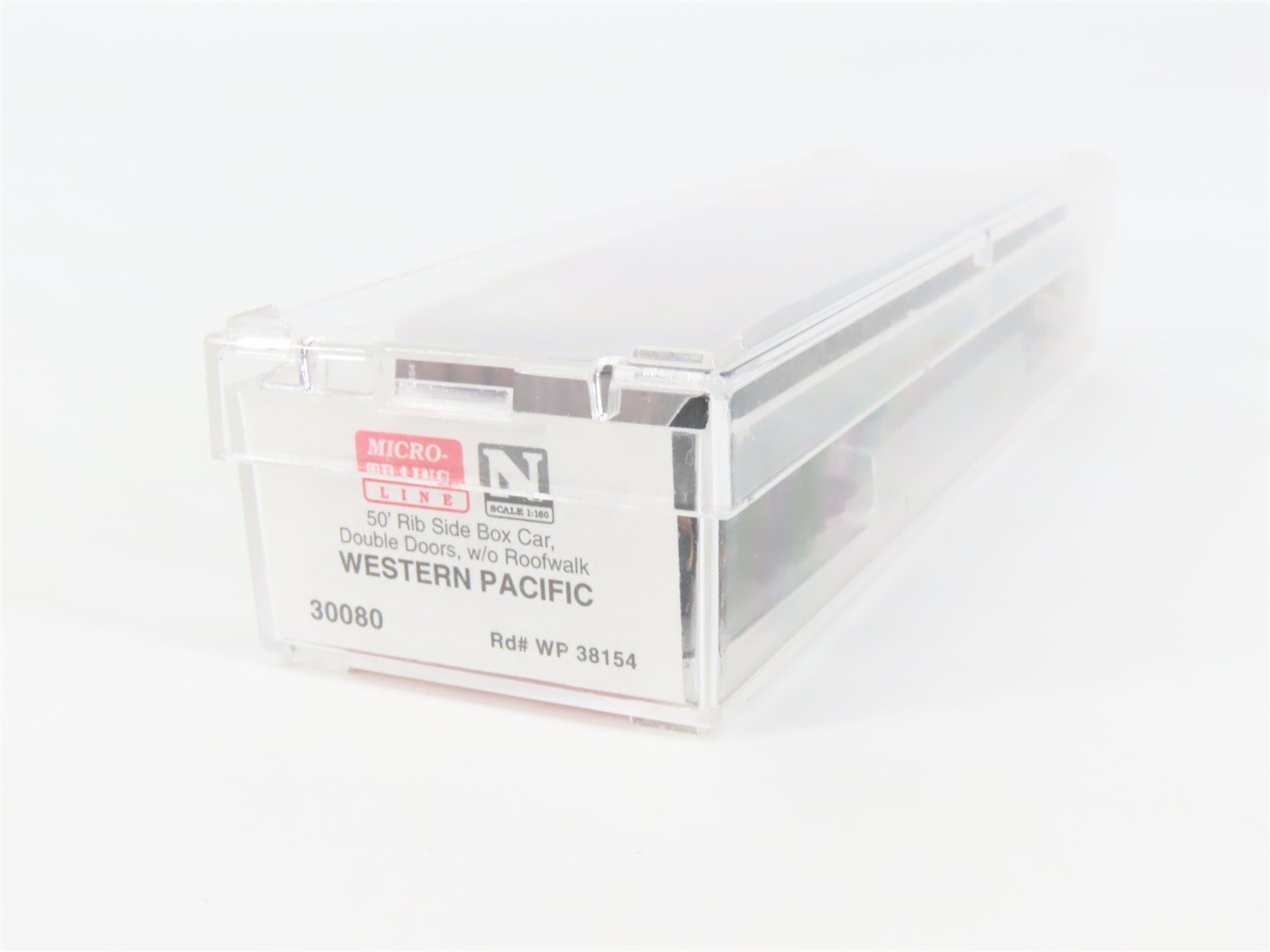 N Scale Micro-Trains 30080 WP Western Pacific 50' Box Car 38154 RTR