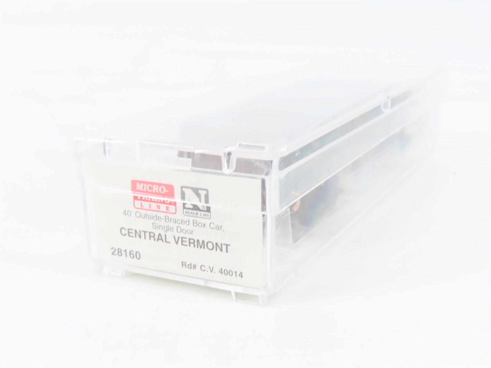 N Scale Micro-Trains 28160 CV Central Vermont 40' Box Car 40014 RTR
