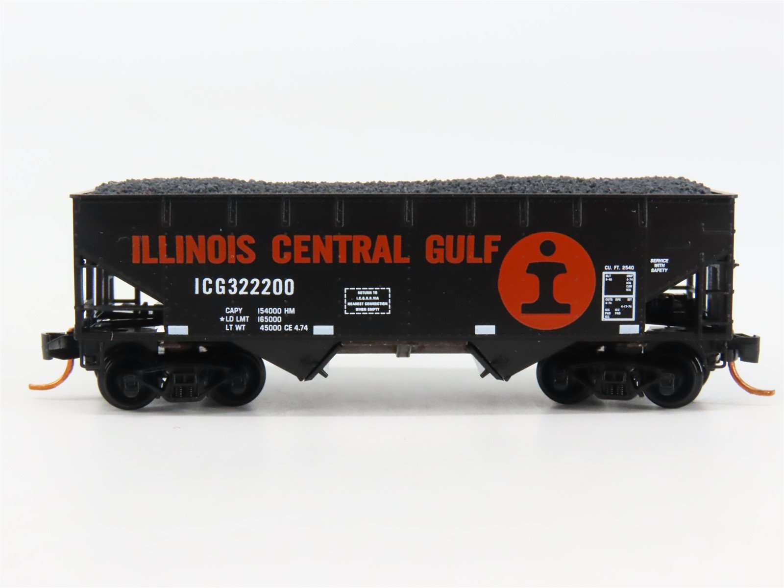 N Scale Micro-Trains 05500140 ICG Illinois Central Gulf 33' Hopper 322200 RTR