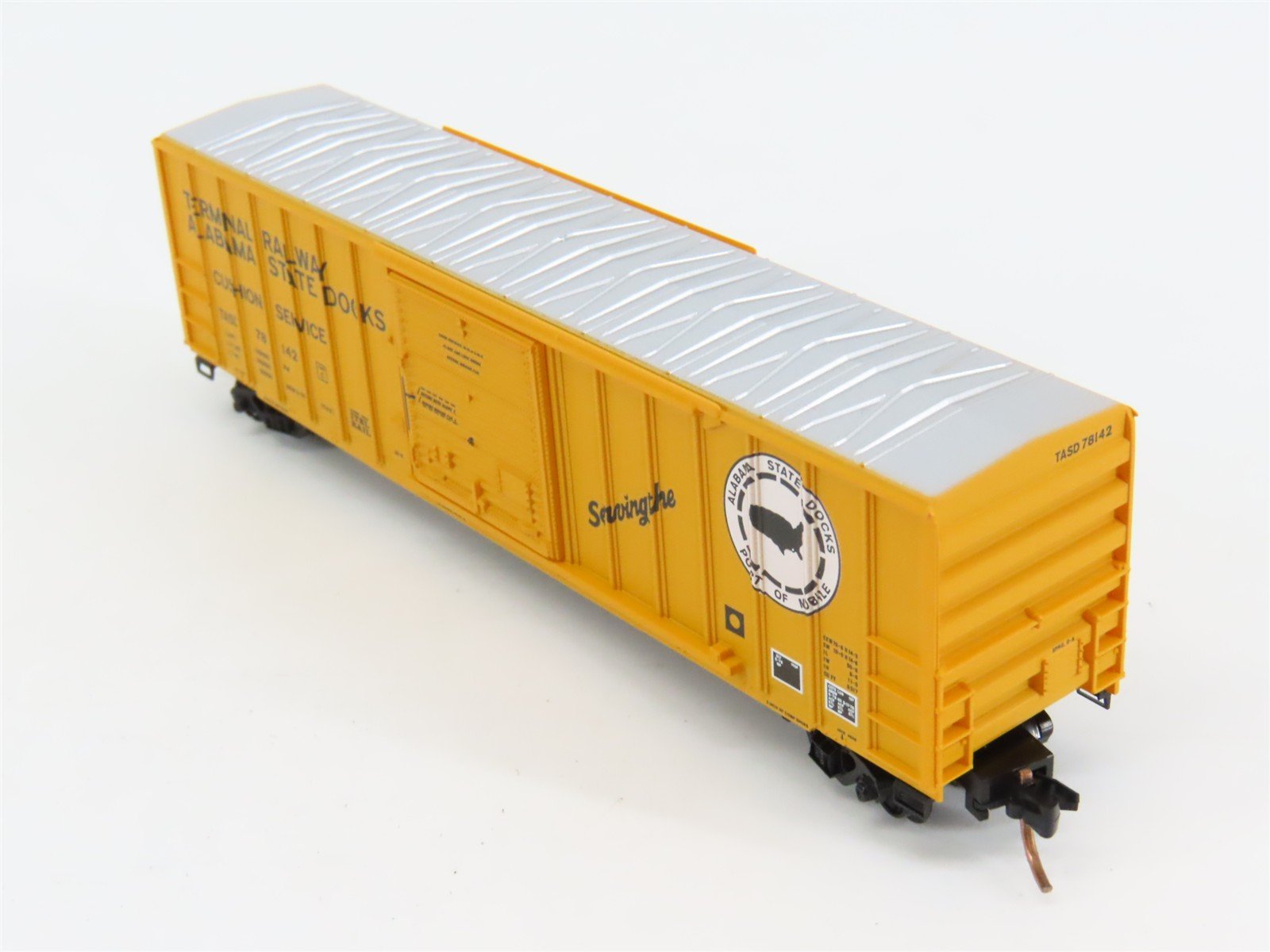 N Scale Micro-Trains 25160 Terminal Railway Alabama State Docks 50' Box Car RTR