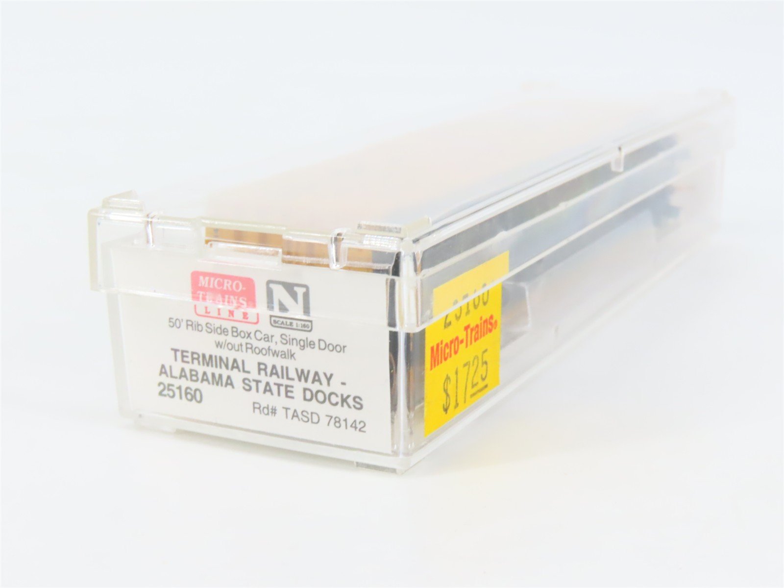 N Scale Micro-Trains 25160 Terminal Railway Alabama State Docks 50' Box Car RTR