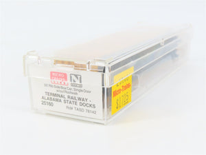 N Scale Micro-Trains 25160 Terminal Railway Alabama State Docks 50' Box Car RTR