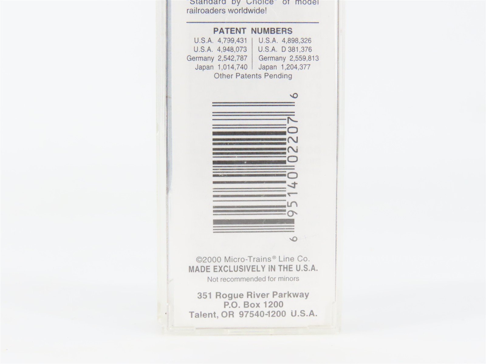 N Scale Micro-Trains 25600 AN Apalachicola Northern 50' Box Car 7033 RTR