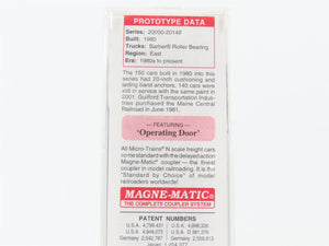 N Scale Micro-Trains 02500440 MEC Maine Central 50' Box Car 20081 RTR