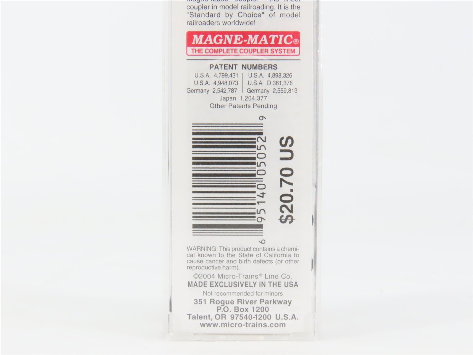 N Scale Micro-Trains 25410 Minneapolis, Northfield & Southern 50' Box Car RTR