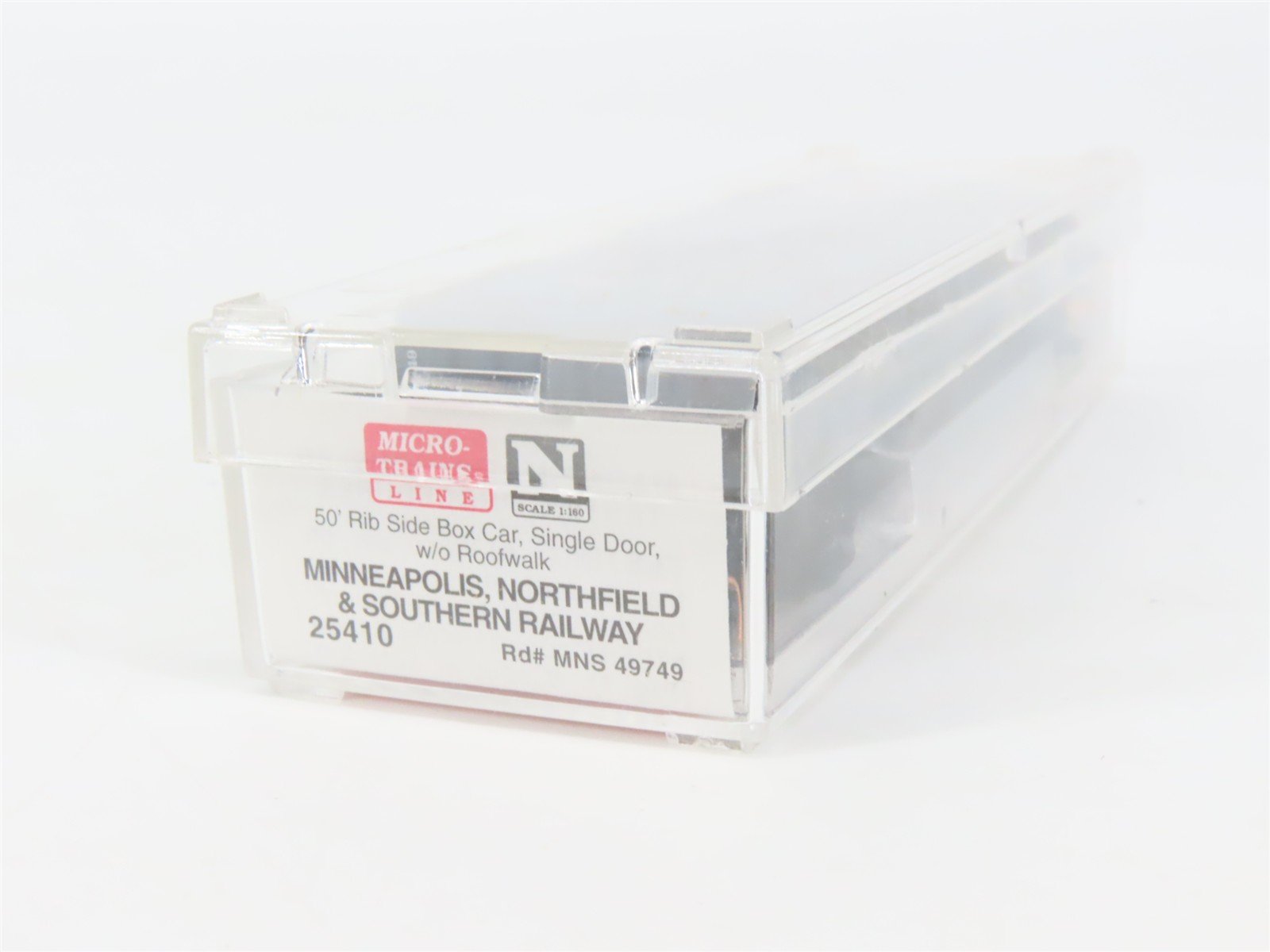 N Scale Micro-Trains 25410 Minneapolis, Northfield & Southern 50' Box Car RTR