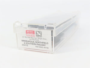N Scale Micro-Trains 25410 Minneapolis, Northfield & Southern 50' Box Car RTR