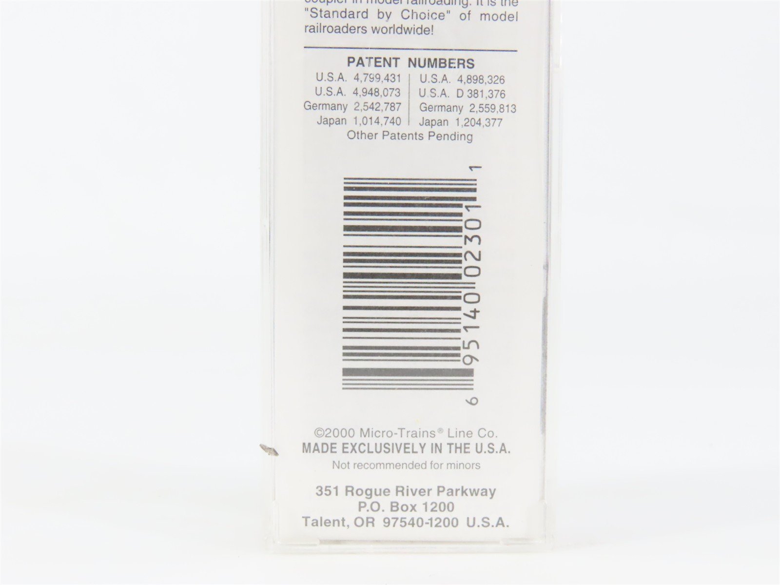 N Scale Micro-Trains 27040 ONT Ontario Northland 50' Box Car 7409 RTR