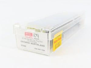 N Scale Micro-Trains 27040 ONT Ontario Northland 50' Box Car 7409 RTR