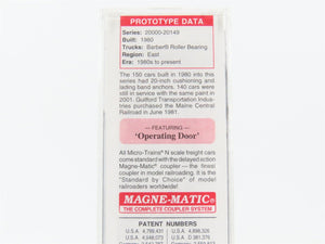 N Scale Micro-Trains 02500440 MEC Maine Central 50' Box Car 20081 RTR