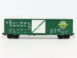 N Scale Micro-Trains 25590 ADN Ashley Drew & Northern 50' Box Car 9755 RTR