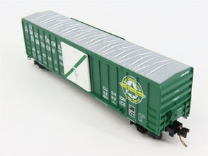 N Scale Micro-Trains 25590 ADN Ashley Drew & Northern 50' Box Car 9755 RTR