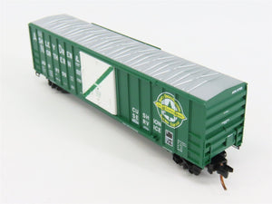 N Scale Micro-Trains 25590 ADN Ashley Drew & Northern 50' Box Car 9755 RTR