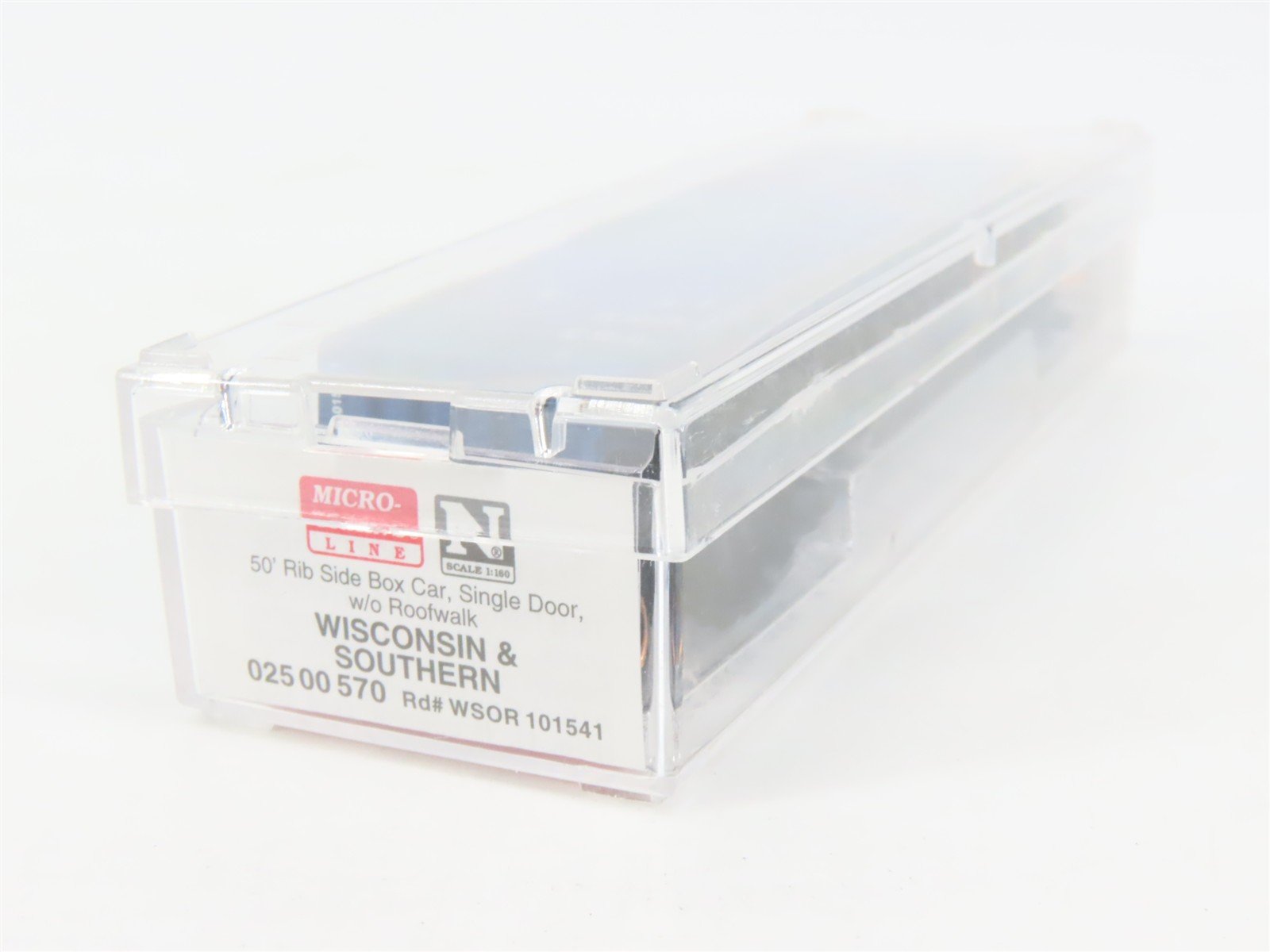 N Scale Micro-Trains 02500570 WSOR Wisconsin & Southern 50' Box Car 101541 RTR