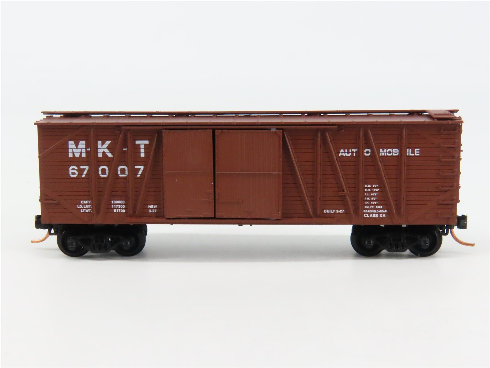 N Scale Micro-Trains 29040 MKT Missouri-Kansas-Texas 40' Box Car 67007 RTR