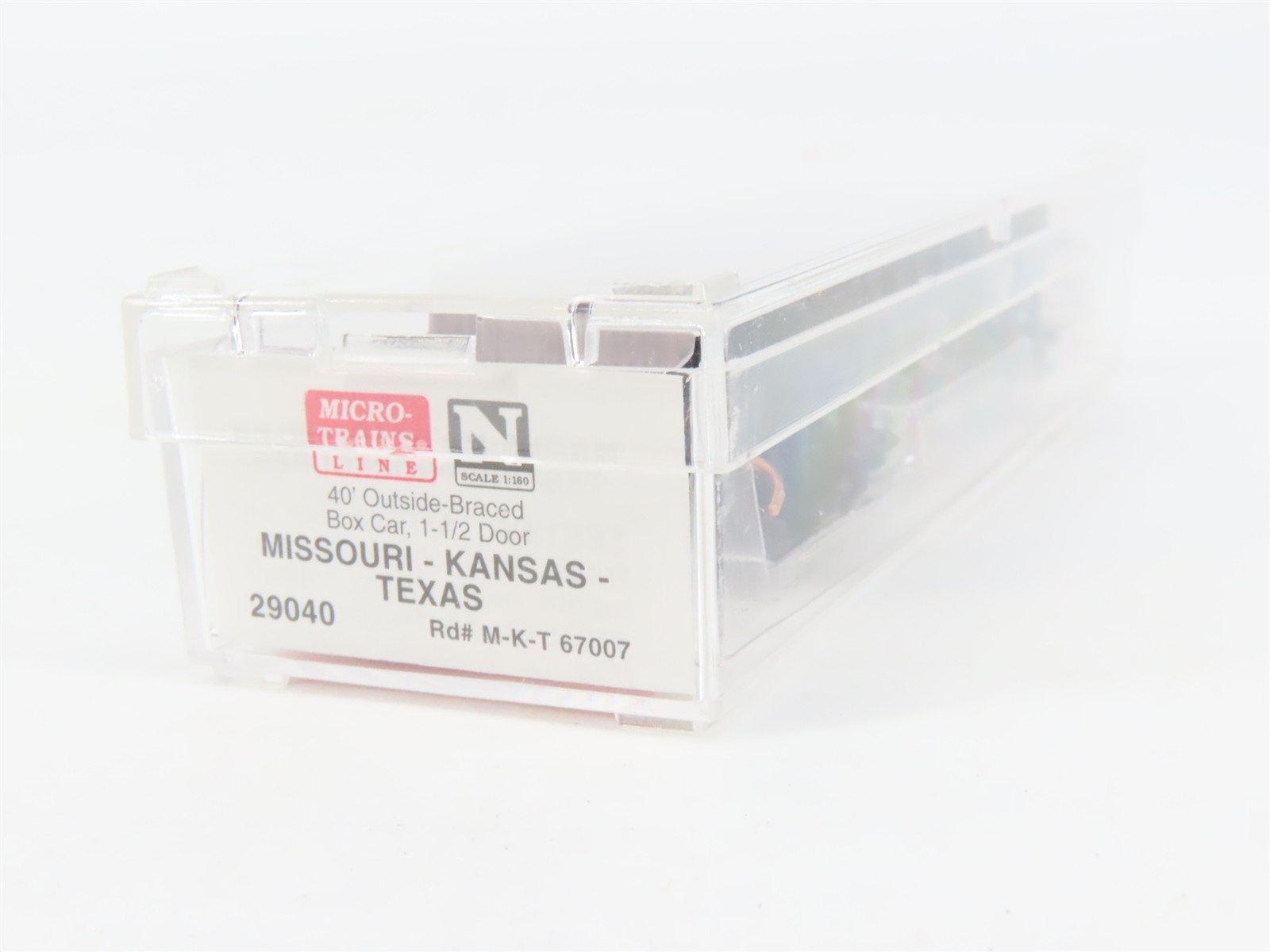 N Scale Micro-Trains 29040 MKT Missouri-Kansas-Texas 40' Box Car 67007 RTR