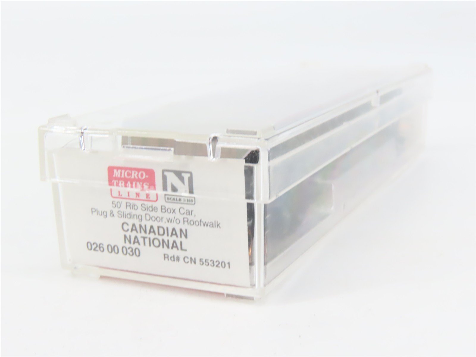 N Scale Micro-Trains 02600030 CN Canadian National 50' Box Car 553201 RTR