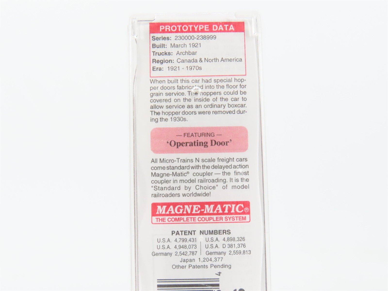 N Scale Micro-Trains 02800120 CP Canadian Pacific 40' Box Car 230103 RTR