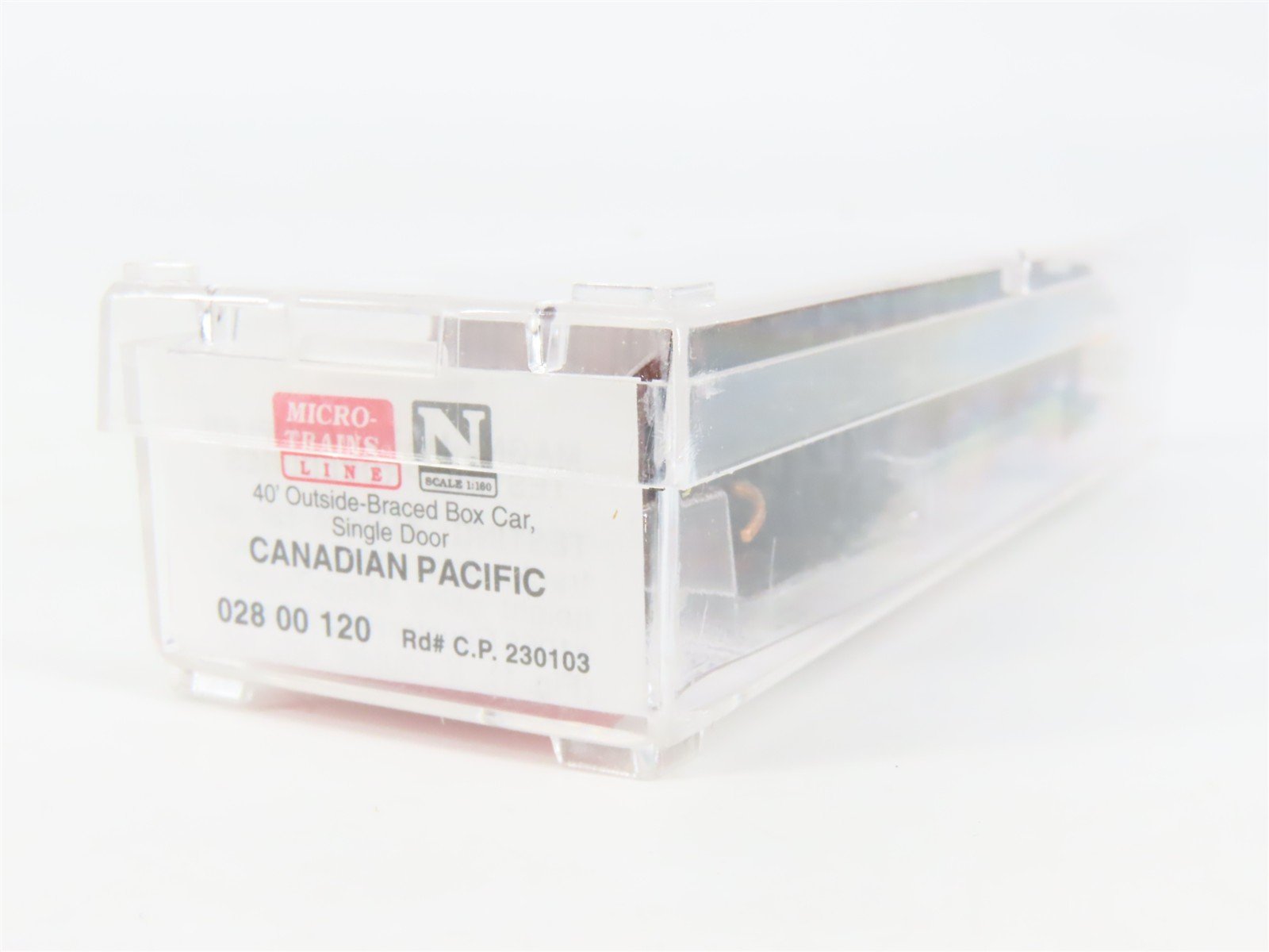 N Scale Micro-Trains 02800120 CP Canadian Pacific 40' Box Car 230103 RTR