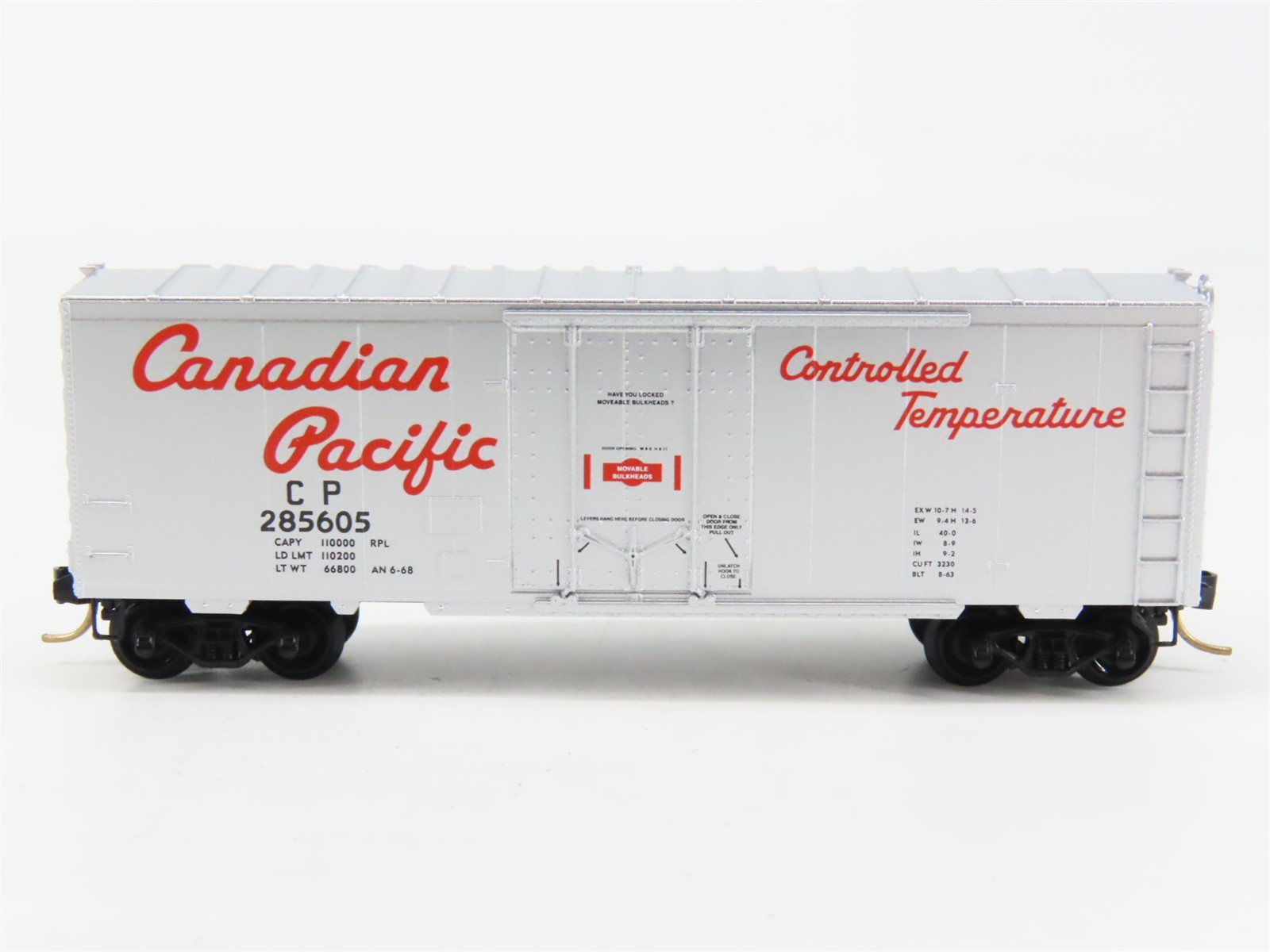 N Scale Micro-Trains 74040/3 CP Canadian Pacific 40' Box Car 285605 RTR