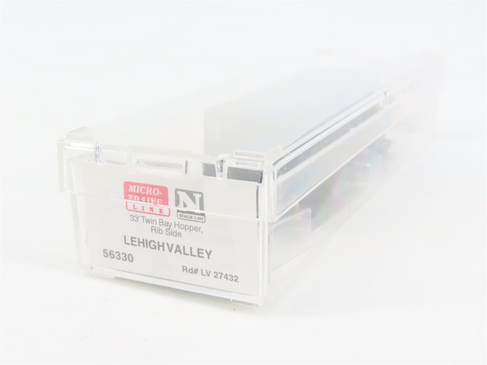 N Scale Micro-Trains 56330 LV Lehigh Valley 33' Hopper 27432 RTR