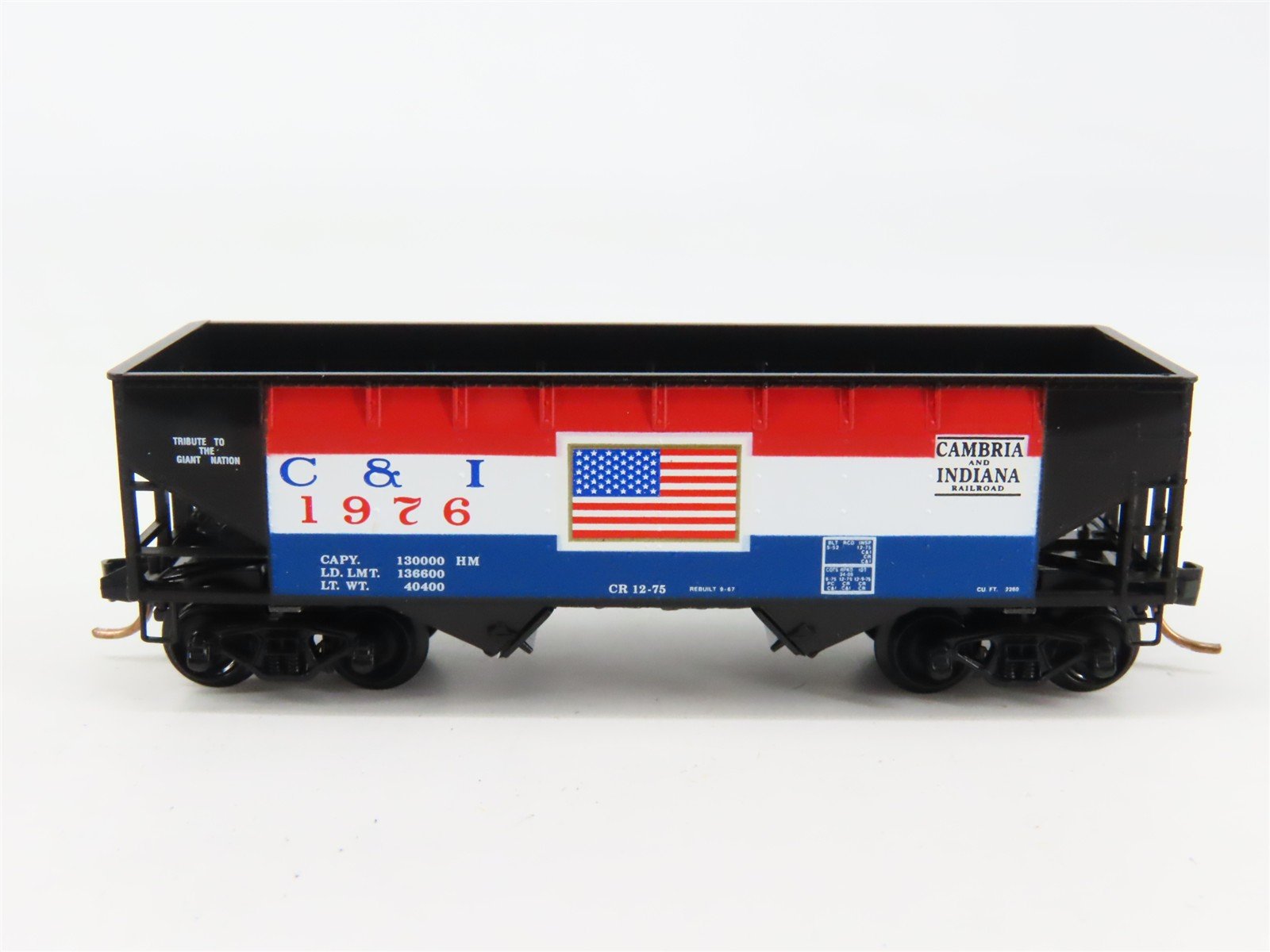 N Scale Micro-Trains 55430 C&I Cambria & Indiana 33' Hopper 1976 RTR