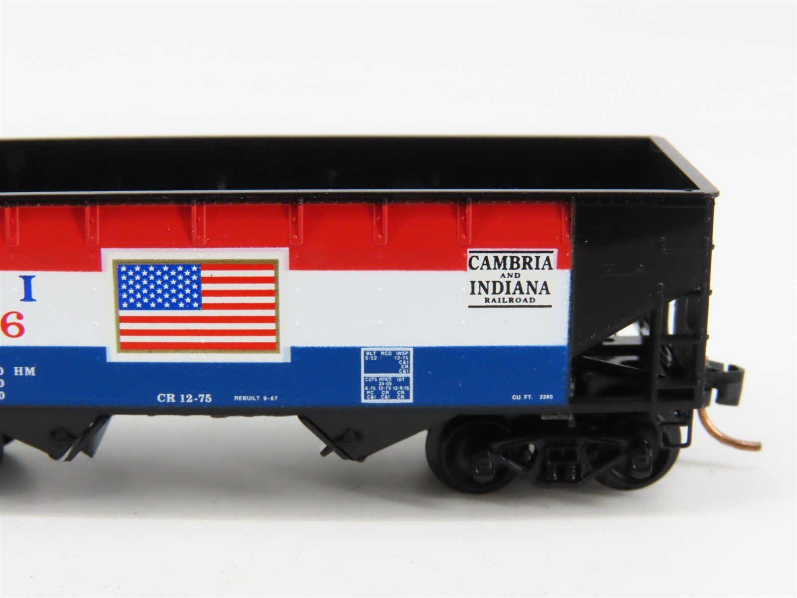 N Scale Micro-Trains 55430 C&I Cambria & Indiana 33' Hopper 1976 RTR