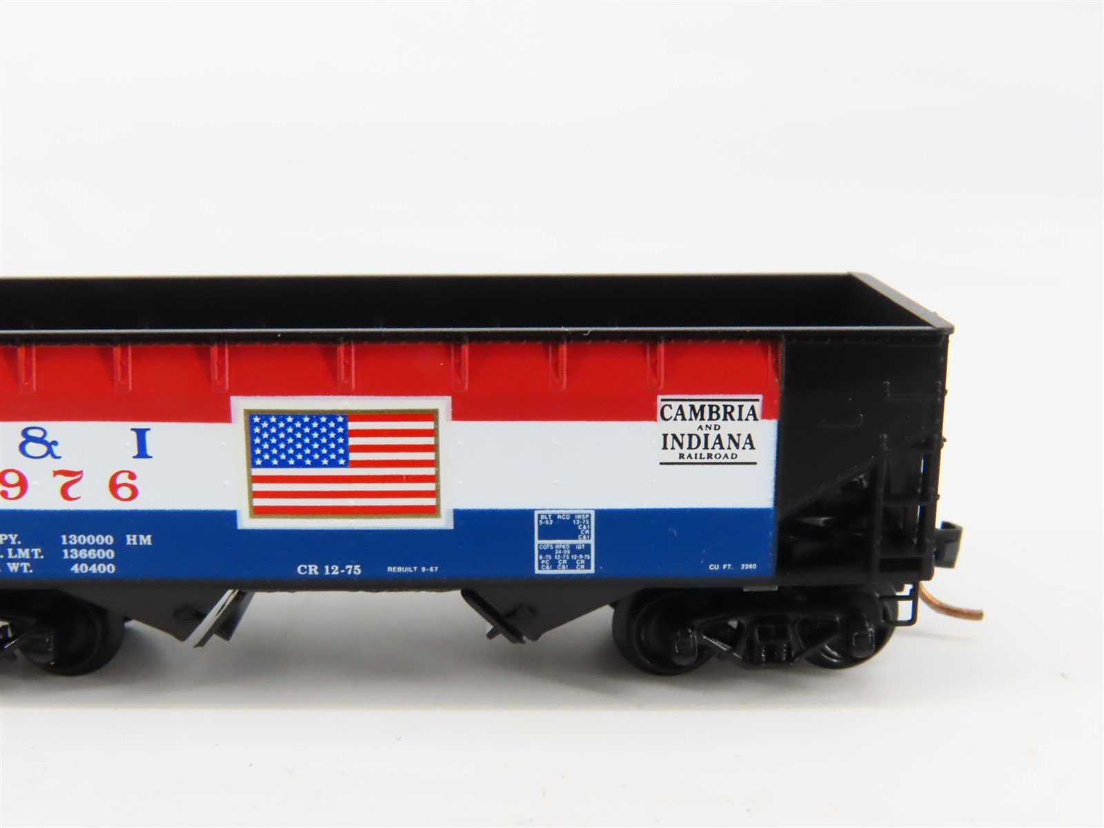 N Scale Micro-Trains 55430 C&I Cambria & Indiana 33' Hopper 1976 RTR