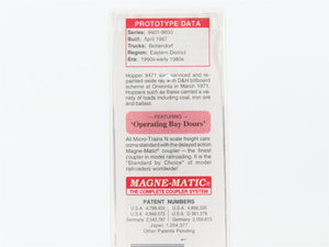 N Scale Micro-Trains 05500340 D&H Delaware & Hudson 33' Hopper 9471 RTR