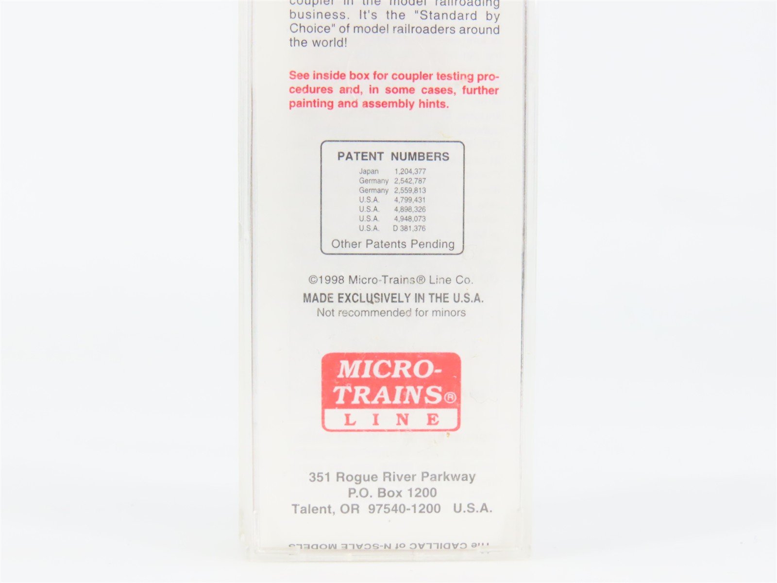 N Scale Micro-Trains 74020 CP Rail 40' Box Car 35893 RTR